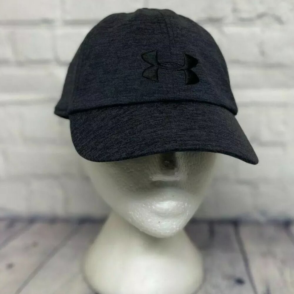 Under ARMOUR Women Hat Running Cap UA OSFA Strap Back Gray Light Polyester